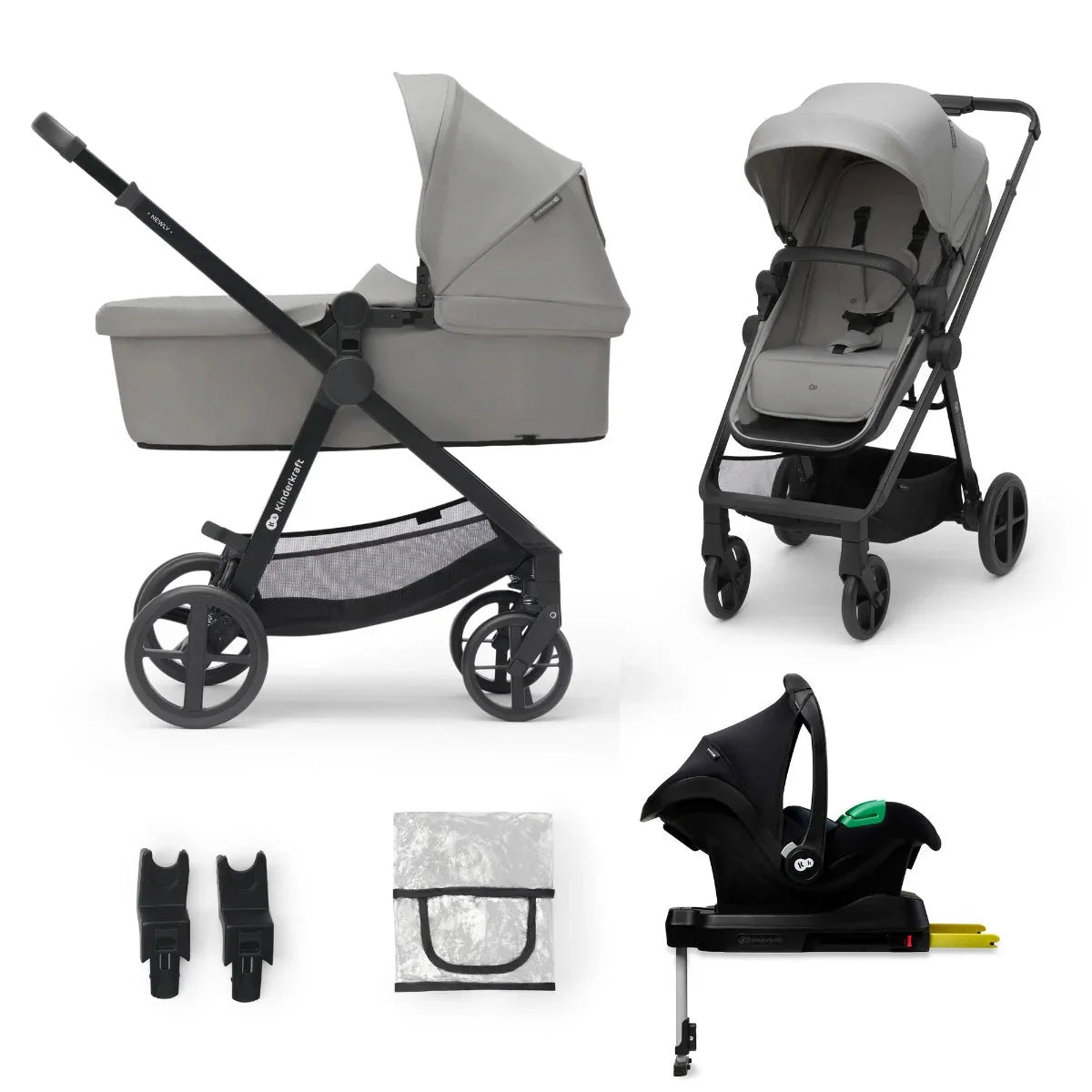 Coche Travel System Newly 3 en 1 + Base Isofix