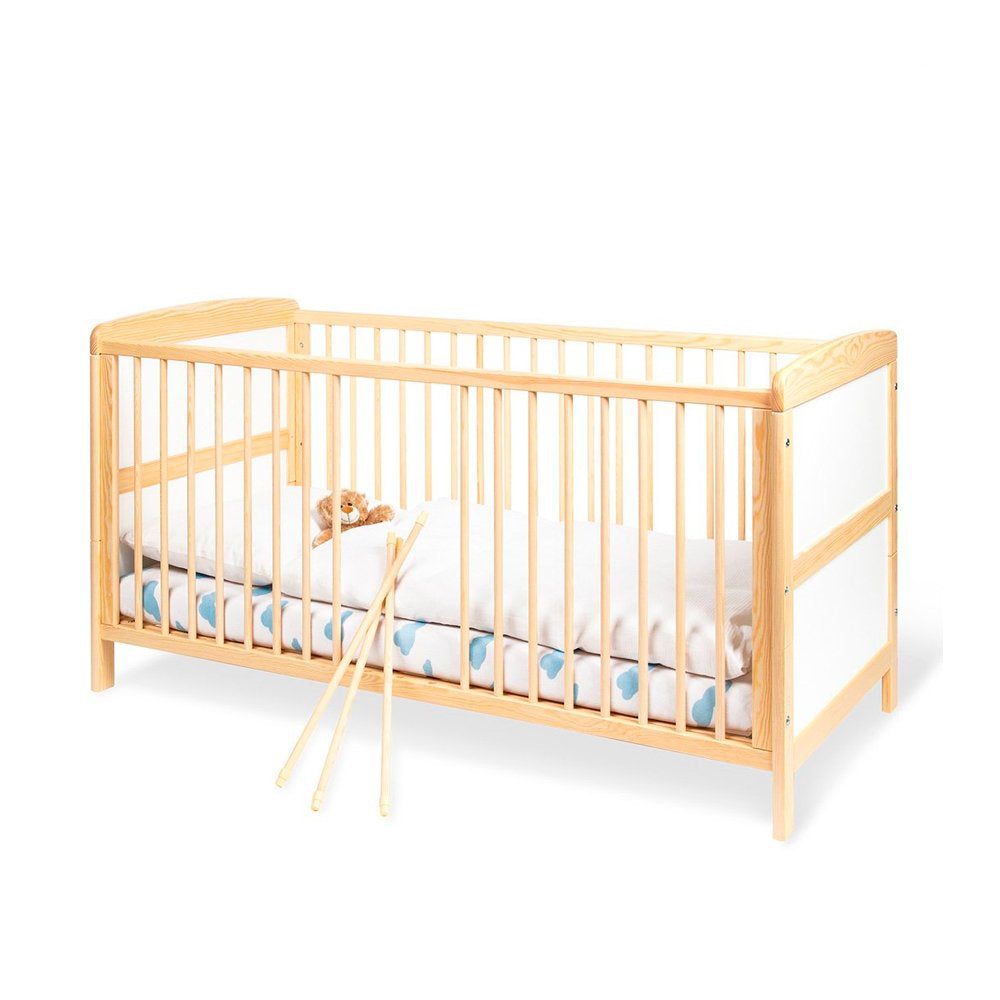 Cuna de madera / Cama de transición Florian 140x70cm