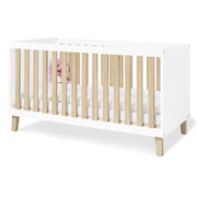 Cuna de madera LUMI 140x70 cm (inc. Colchón) Pinolino - Pinolino-MiniNuts expertos en coches y sillas de auto para bebé