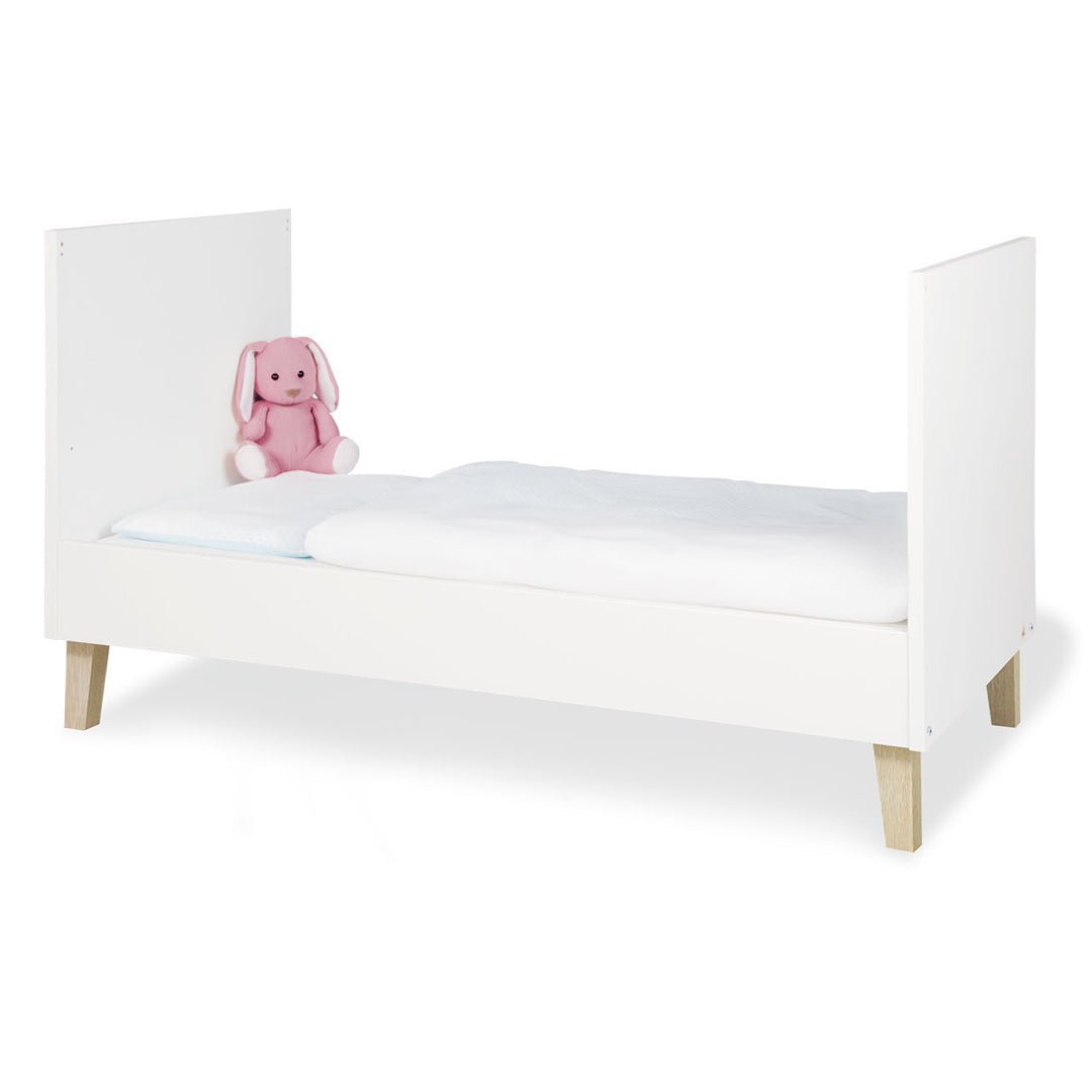 Cuna de madera LUMI 140x70 cm (inc. Colchón) Pinolino - Pinolino-MiniNuts expertos en coches y sillas de auto para bebé