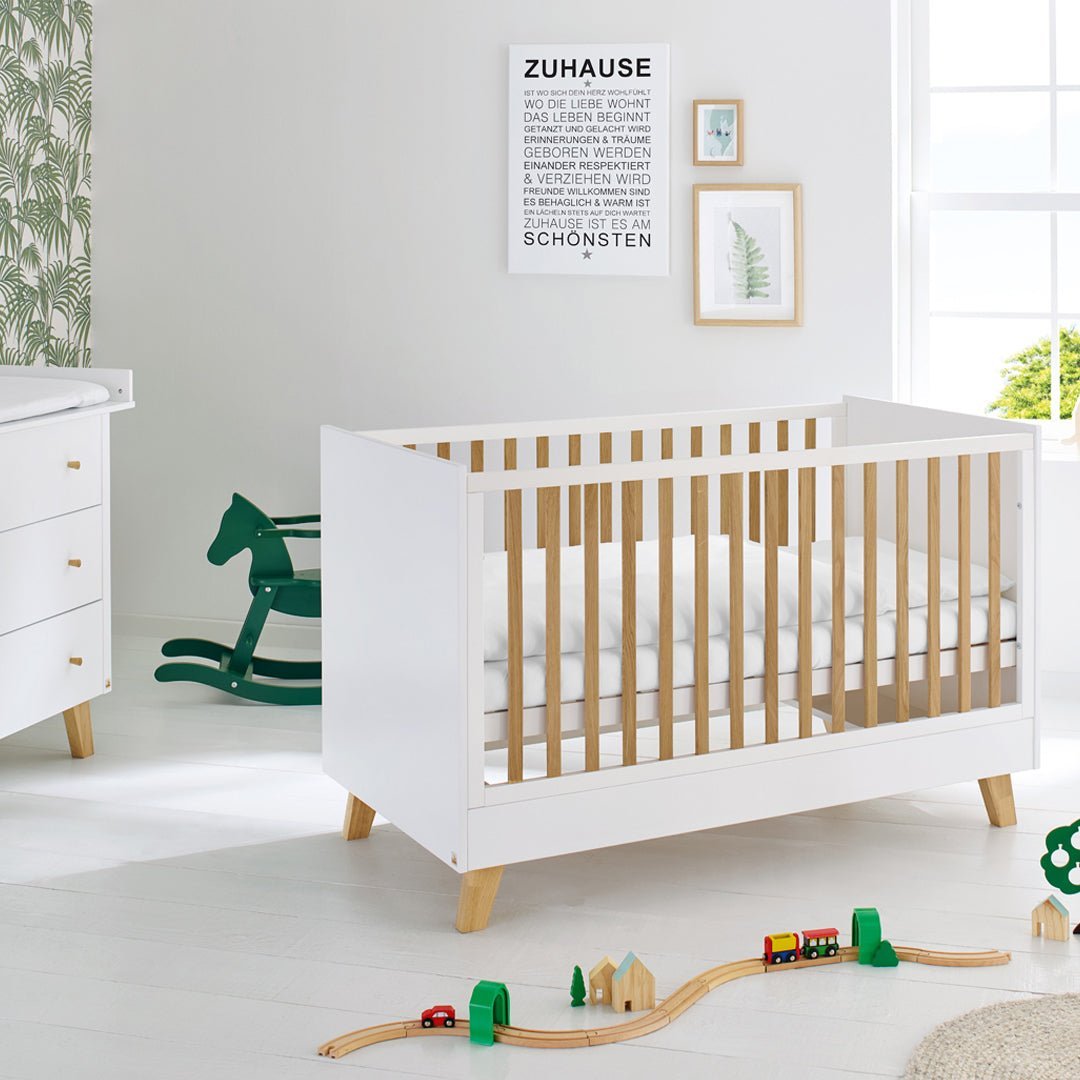 Cuna de madera Pan 140x70 (inc. Colchón) Pinolino - Pinolino-MiniNuts expertos en coches y sillas de auto para bebé