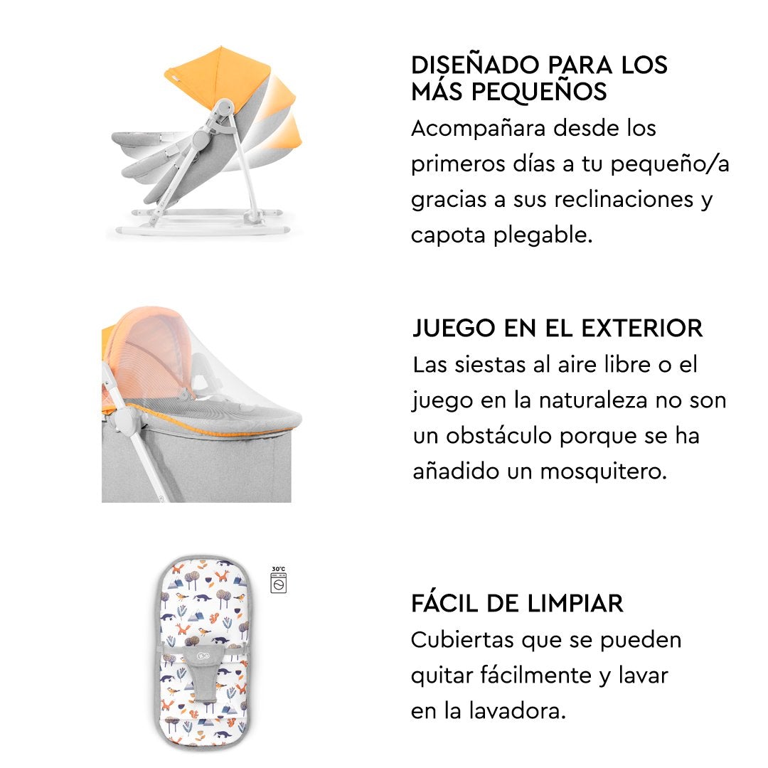 Cuna Moisés Mecedera Nola 5 en 1
