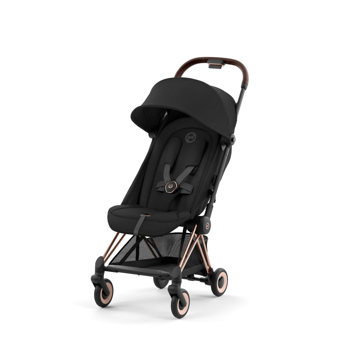 Coche de Paseo Coya Cybex Rosegold Sepia Black