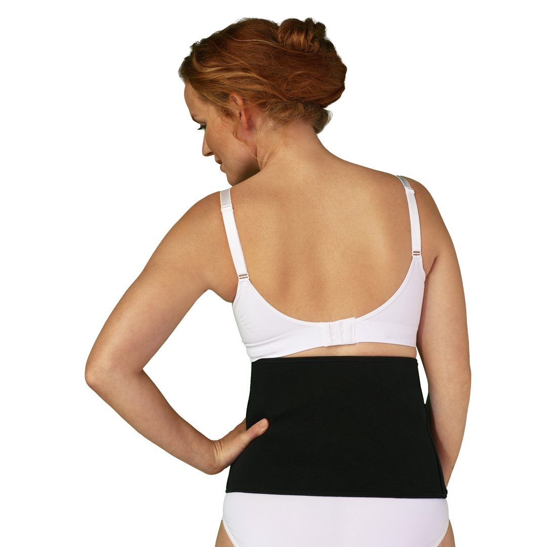 Faja Posparto Ajustable Algodón Orgánico Negro
