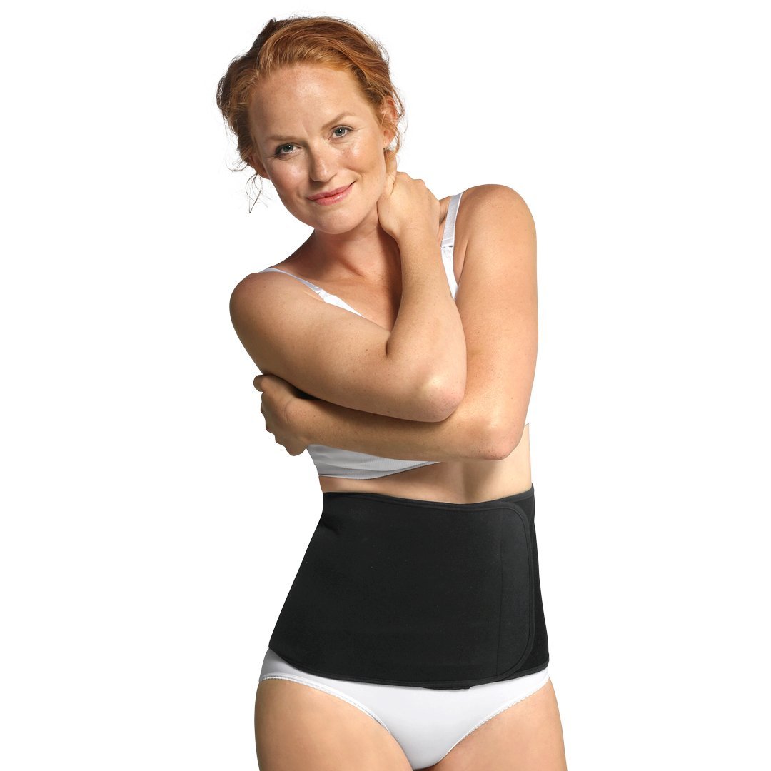 Faja Posparto Ajustable Algodón Orgánico Negro