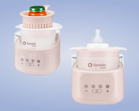 Calentador y Esterilizador de Mamaderas Beige Latte Thermup 4.0 Lionelo
