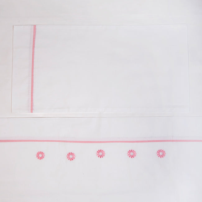 Juego de Sabanas Cuna Bordadas 90 x 140 cm