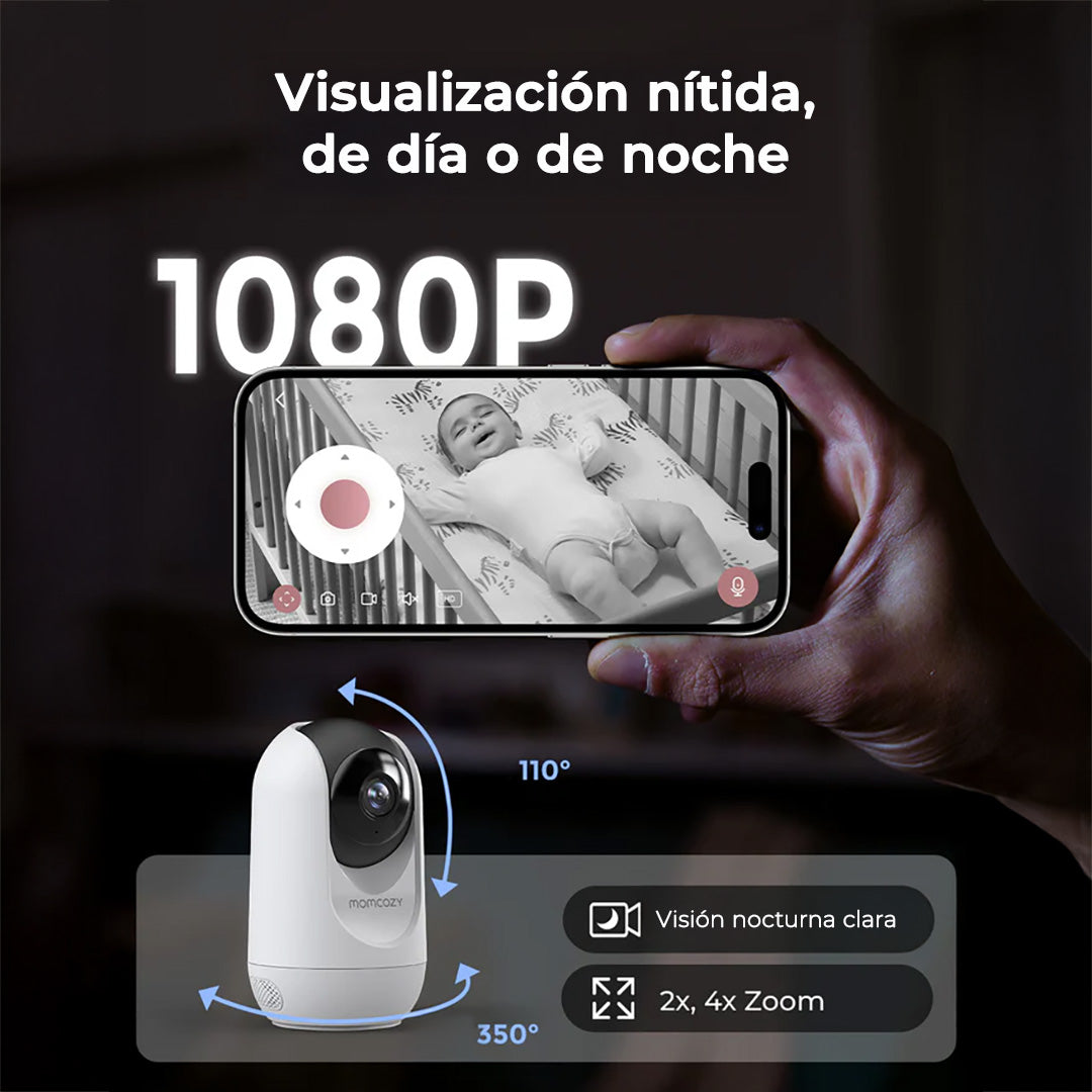 Monitor de Bebe Full HD Wi-Fi 5"