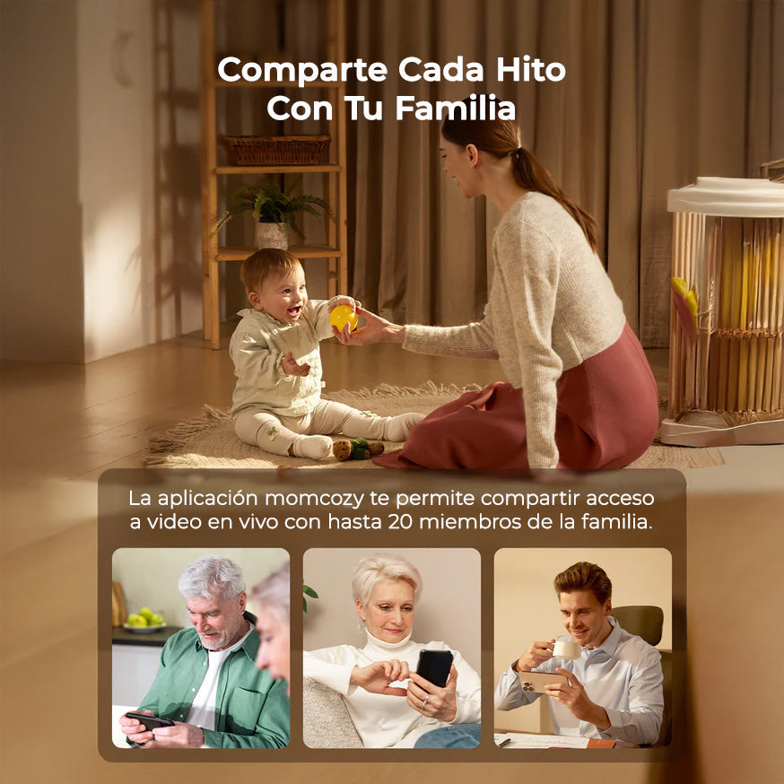 Monitor de Bebe Full HD Wi-Fi 5"