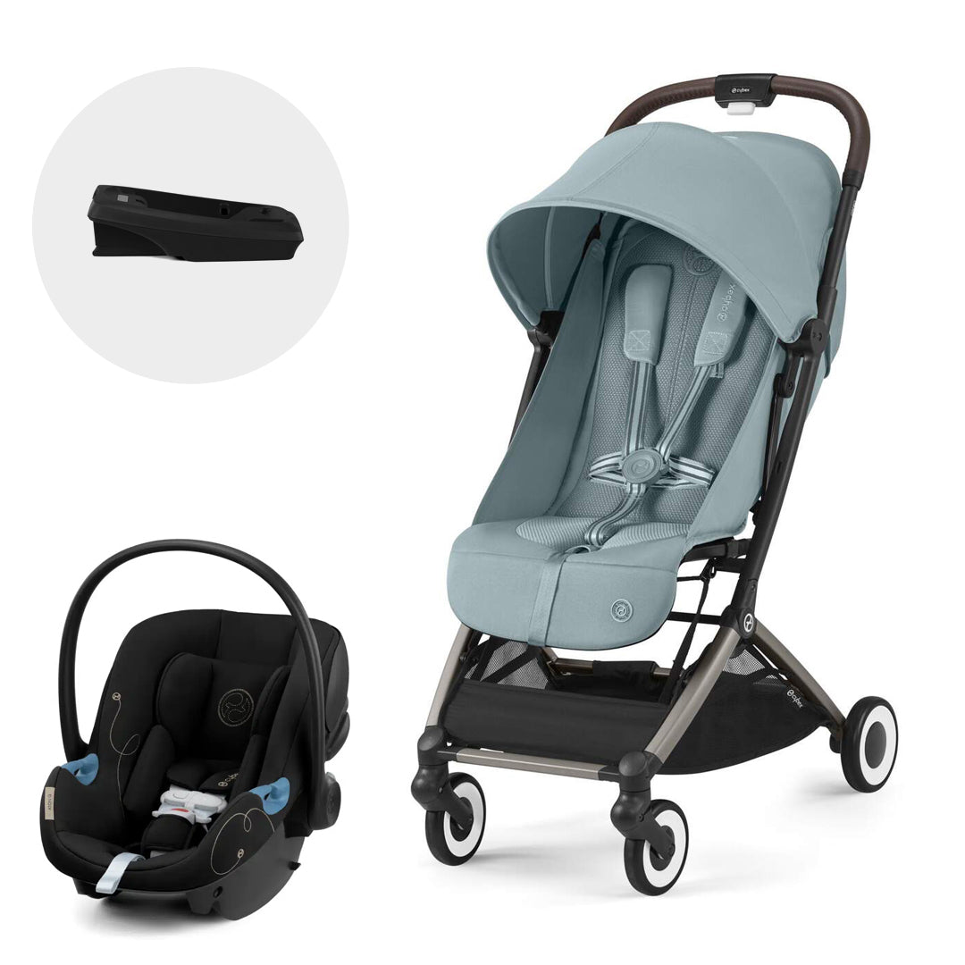 Travel System Orfeo + Silla de Auto Aton G + Base