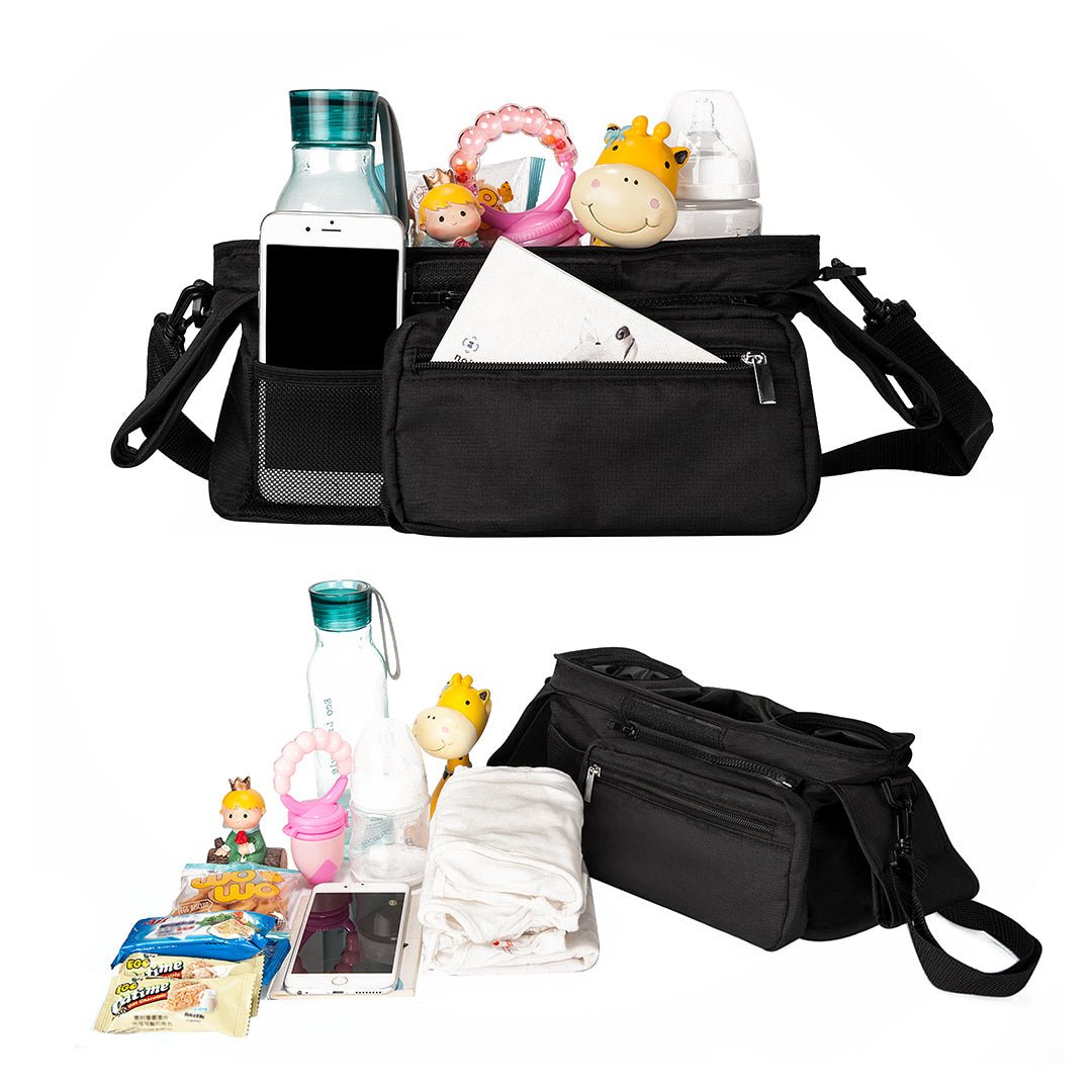 Organizador de coche de paseo con portavasos - MOMCOZY-MiniNuts expertos en coches y sillas de auto para bebé