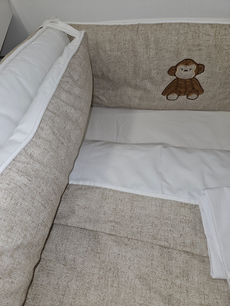 Set de Cuna Monito Piel