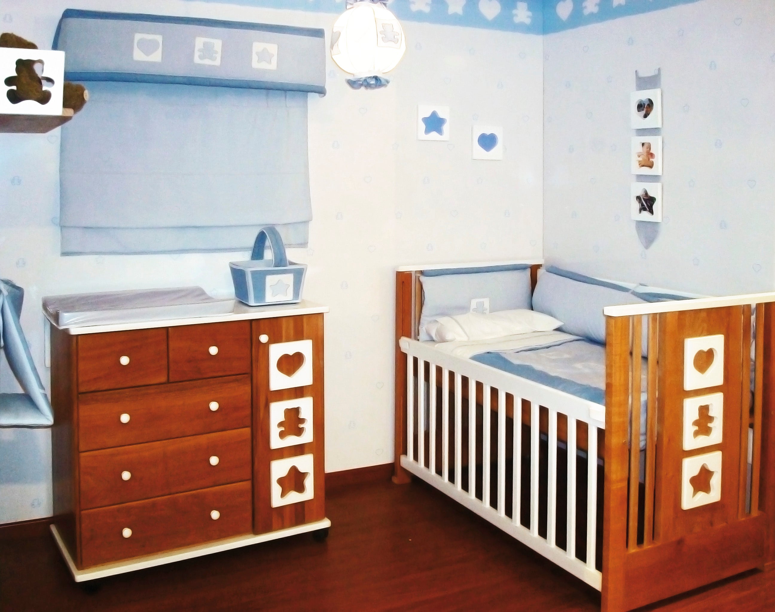 Cuna Osito Corazón 70 x 140