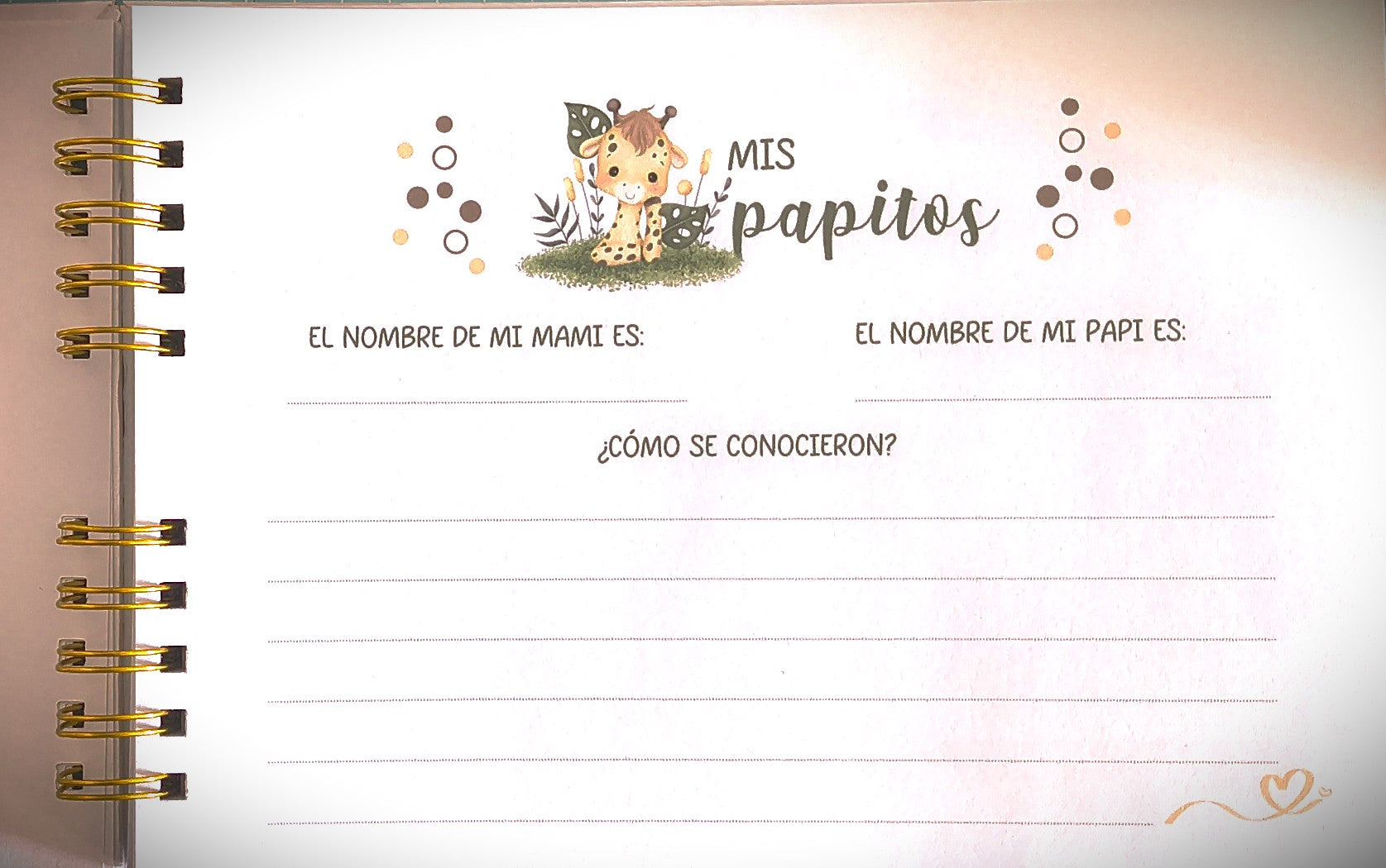 Libro para Recuerdos de Bebé