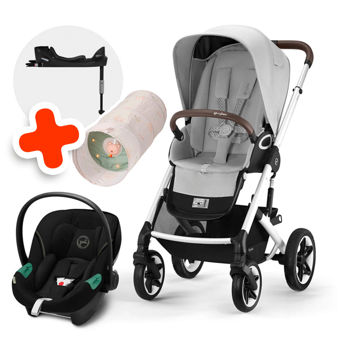 Travel System Talos S Lux 2.0 SLV + Aton B2 + Base Cybex  + Regalo