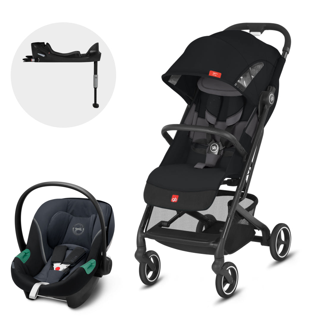 Travel System Qbit Plus All City + Aton S2 + Base