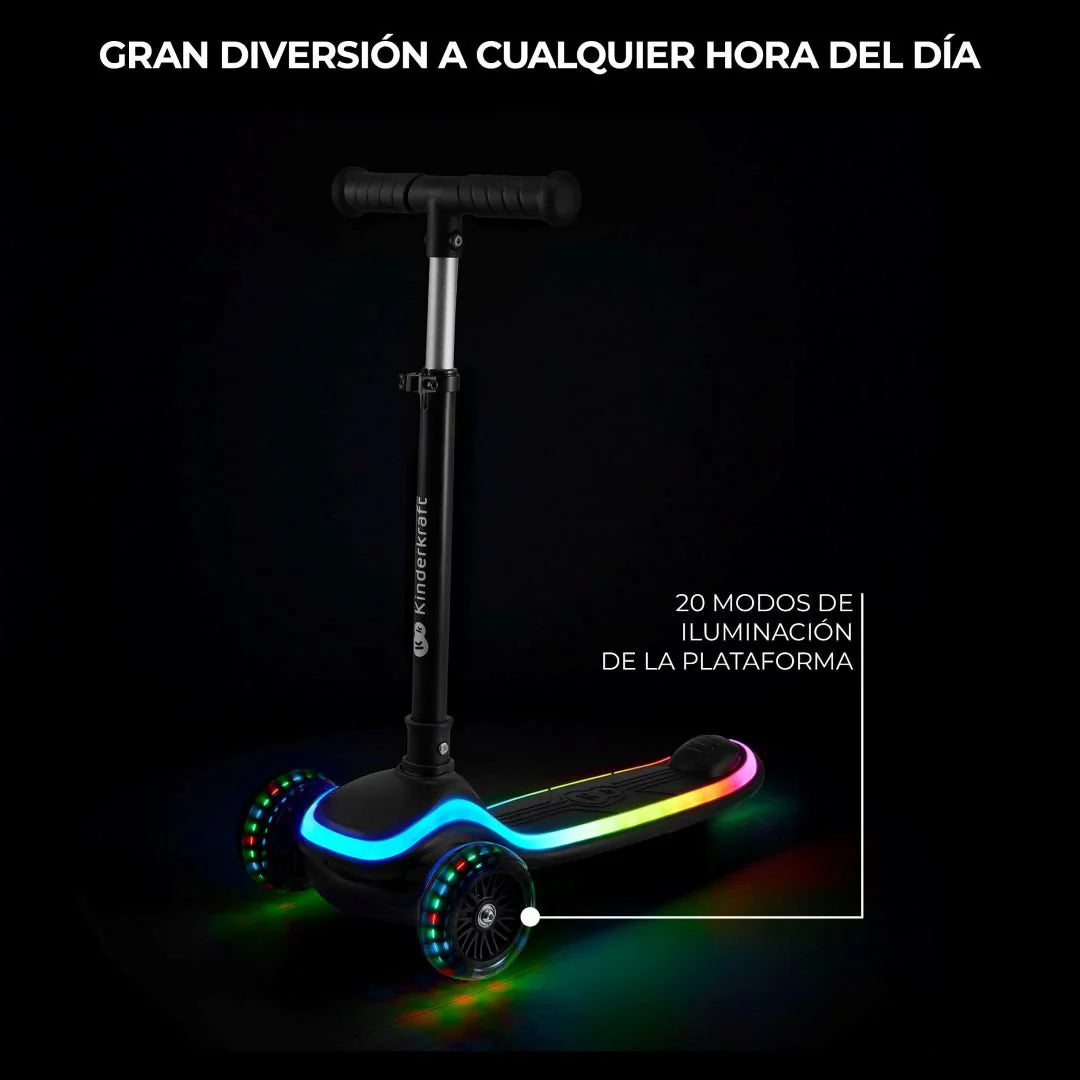 Scooter con luces LED RAKET