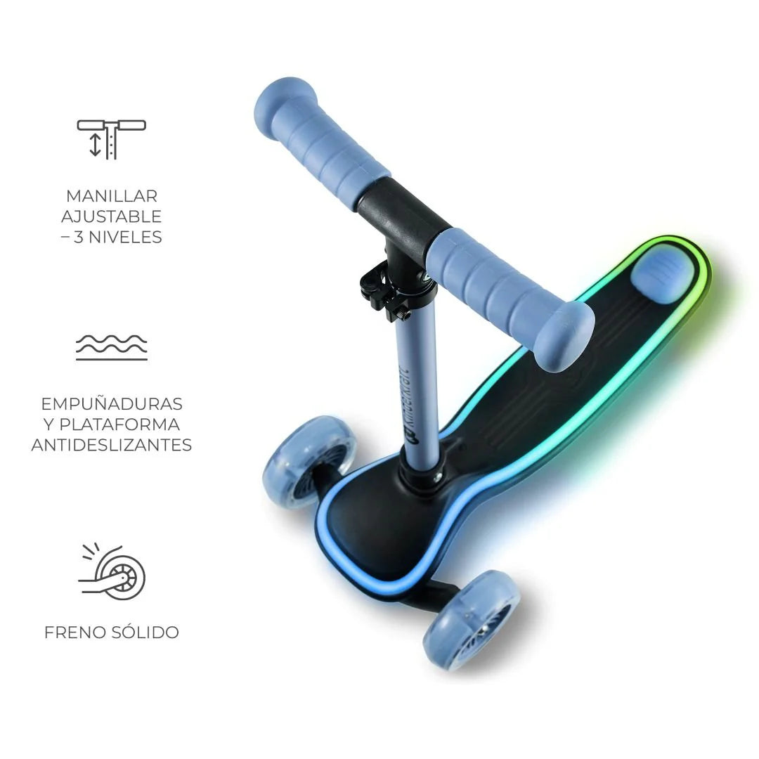 Scooter con luces LED RAKET