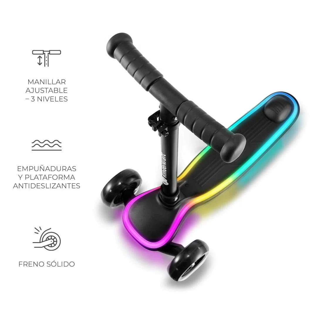 Scooter con luces LED RAKET