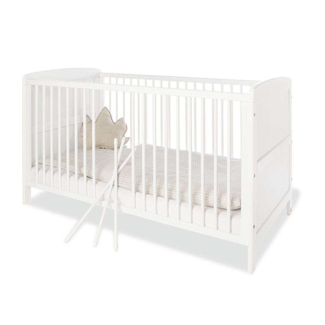 Set Cuna de madera + mudador Viktoria