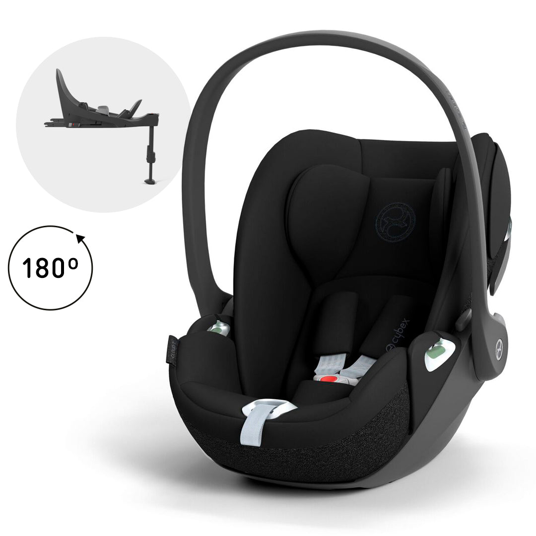 Silla de Auto Nido Cloud T i-Size + Base T Cybex Sepia Black