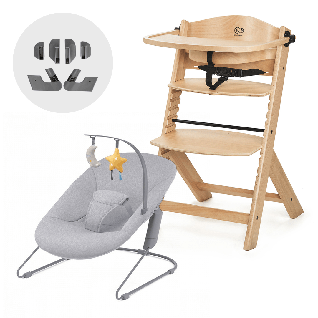 Silla de comer evolutiva 4 en 1 Enock Wood + Calmee