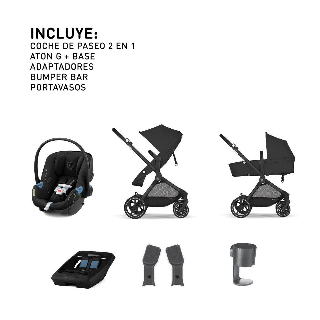 Travel System EOS 2 en 1 + Aton G + Base