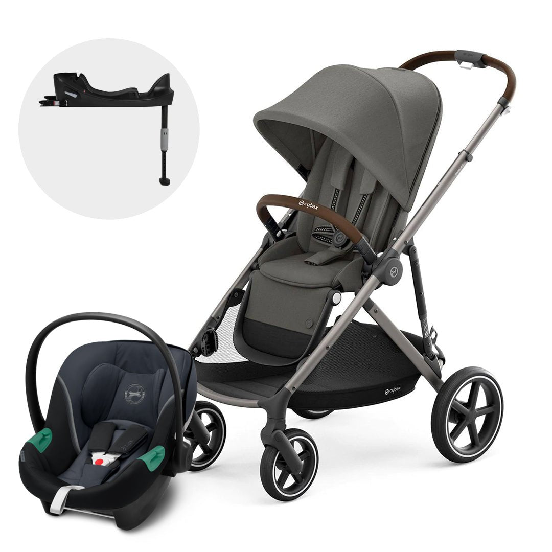 Travel System Gazelle S TPE + Aton S2 + Base - Cybex-MiniNuts expertos en coches y sillas de auto para bebé