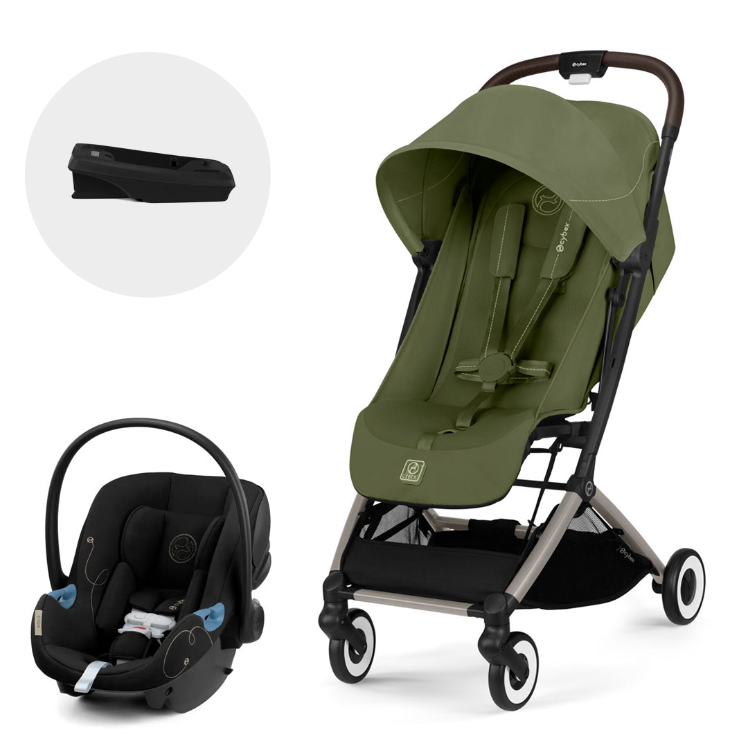 Travel System Orfeo + Silla de Auto Aton G + Base