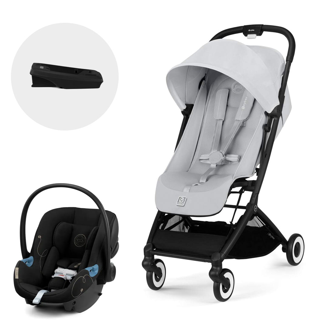 Travel System Orfeo + Silla de Auto Aton G + Base