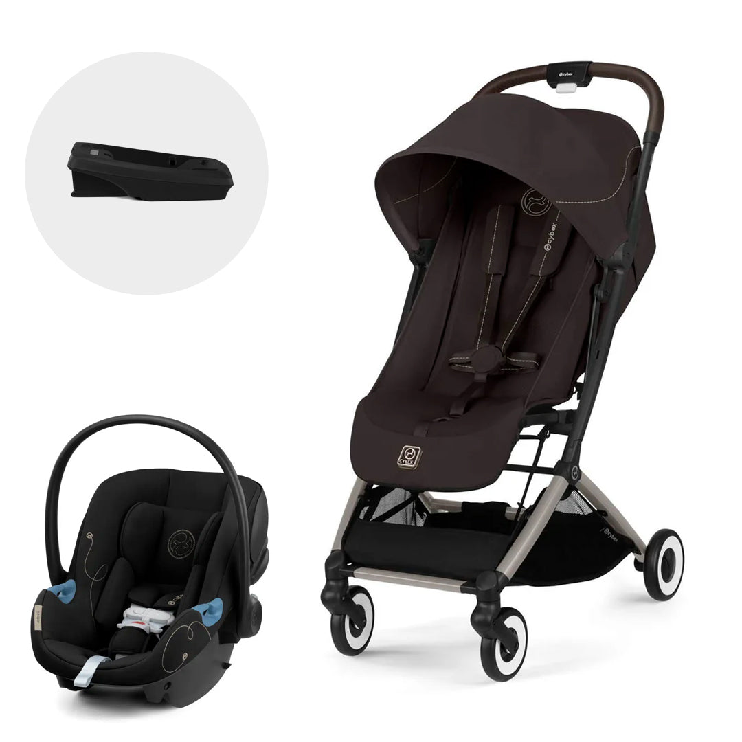 Travel System Orfeo + Silla de Auto Aton G + Base