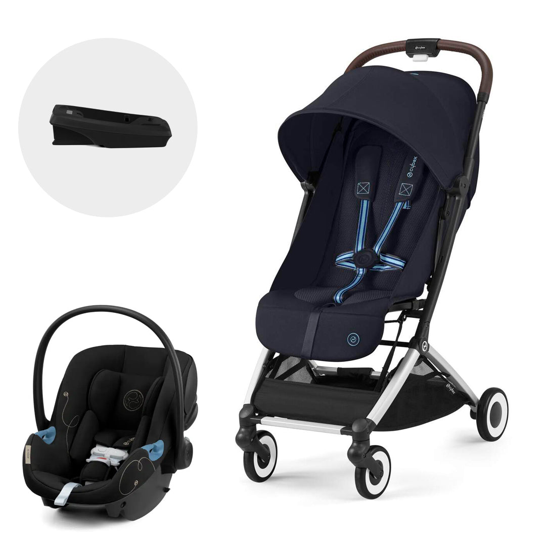 Travel System Orfeo + Silla de Auto Aton G + Base