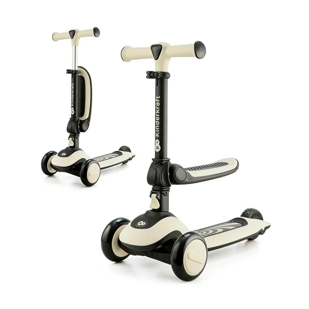 Triciclo Monopatin 2 en 1 Halley Stone White