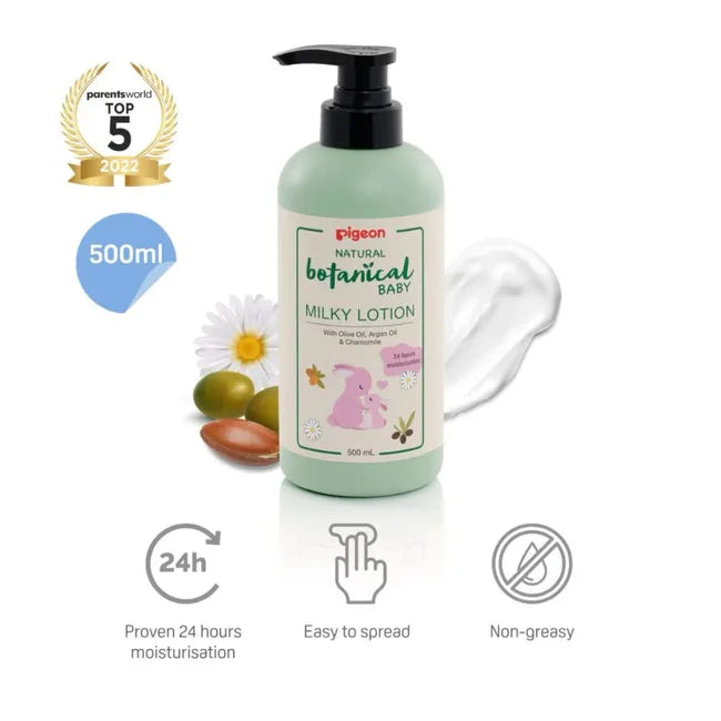 Crema Hidratante Milky Lotion Botanical Pigeon 500ml
